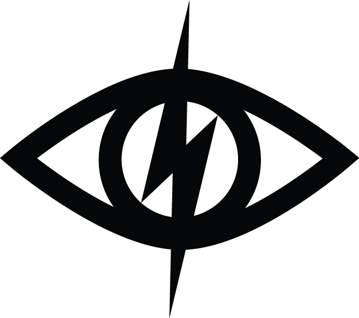 THIRD EYE REFLECTIVE VINYL DECAL (3.25" WIDE )